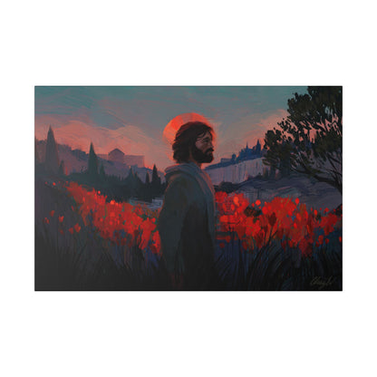Classic Stretched Canvas, "Though as Scarlet" by Chaz Walgamott