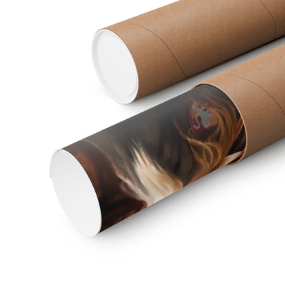 Premium Matte Print, "Willa Mae Walgamott at Hogwarts, by Chaz Walgamott