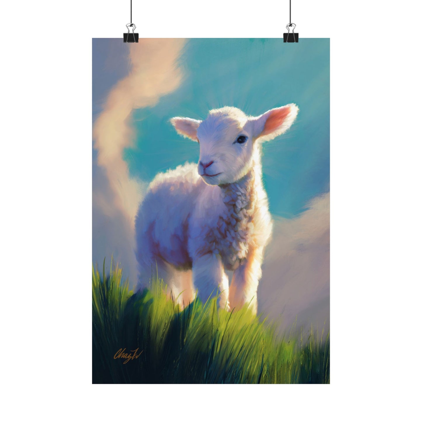 Premium Matte Print, "Without Blemish", by Chaz Walgamott