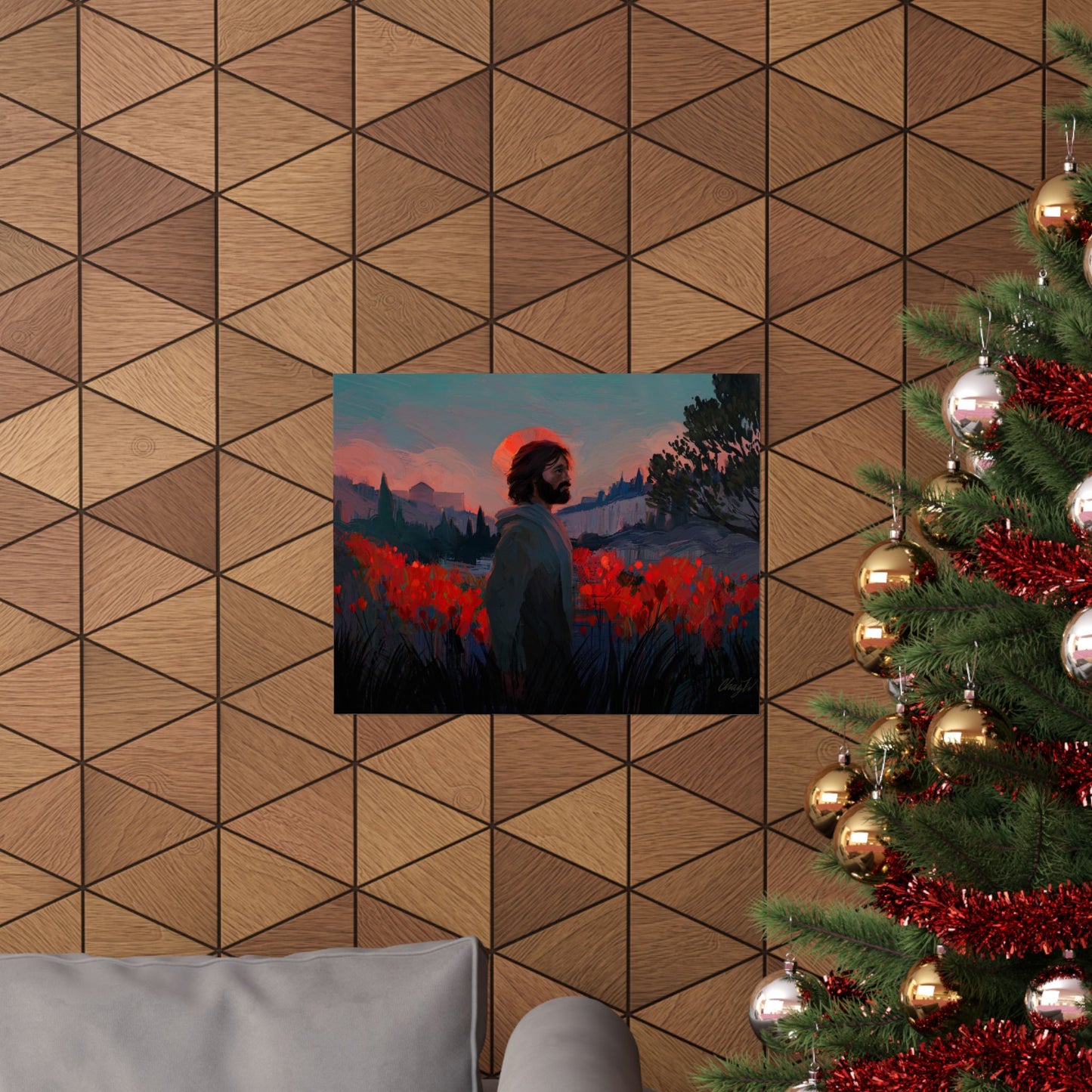 Premium Matte Print, "Though as Scarlet" by Chaz Walgamott