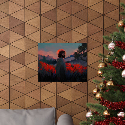 Premium Matte Print, "Though as Scarlet" by Chaz Walgamott