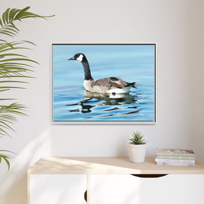 Canada Goose- Framed Matte Canvas Print