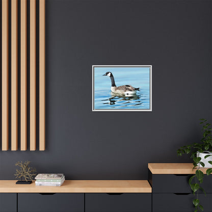 Canada Goose- Framed Matte Canvas Print