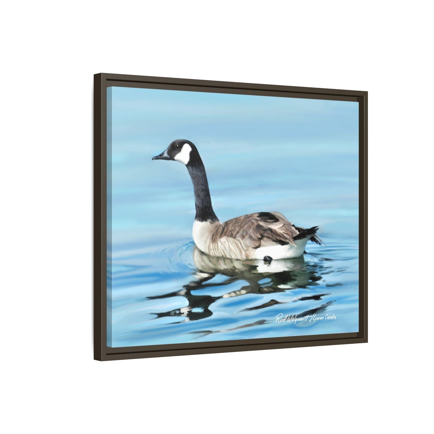 Canada Goose- Framed Matte Canvas Print