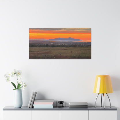 Classic Stretched Canvas, Stansbury Island Sunset, by Rod Walgamott
