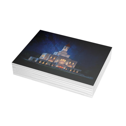 Temple Card Bundle (envelopes not included) Deseret Peak Temple-Night Sky