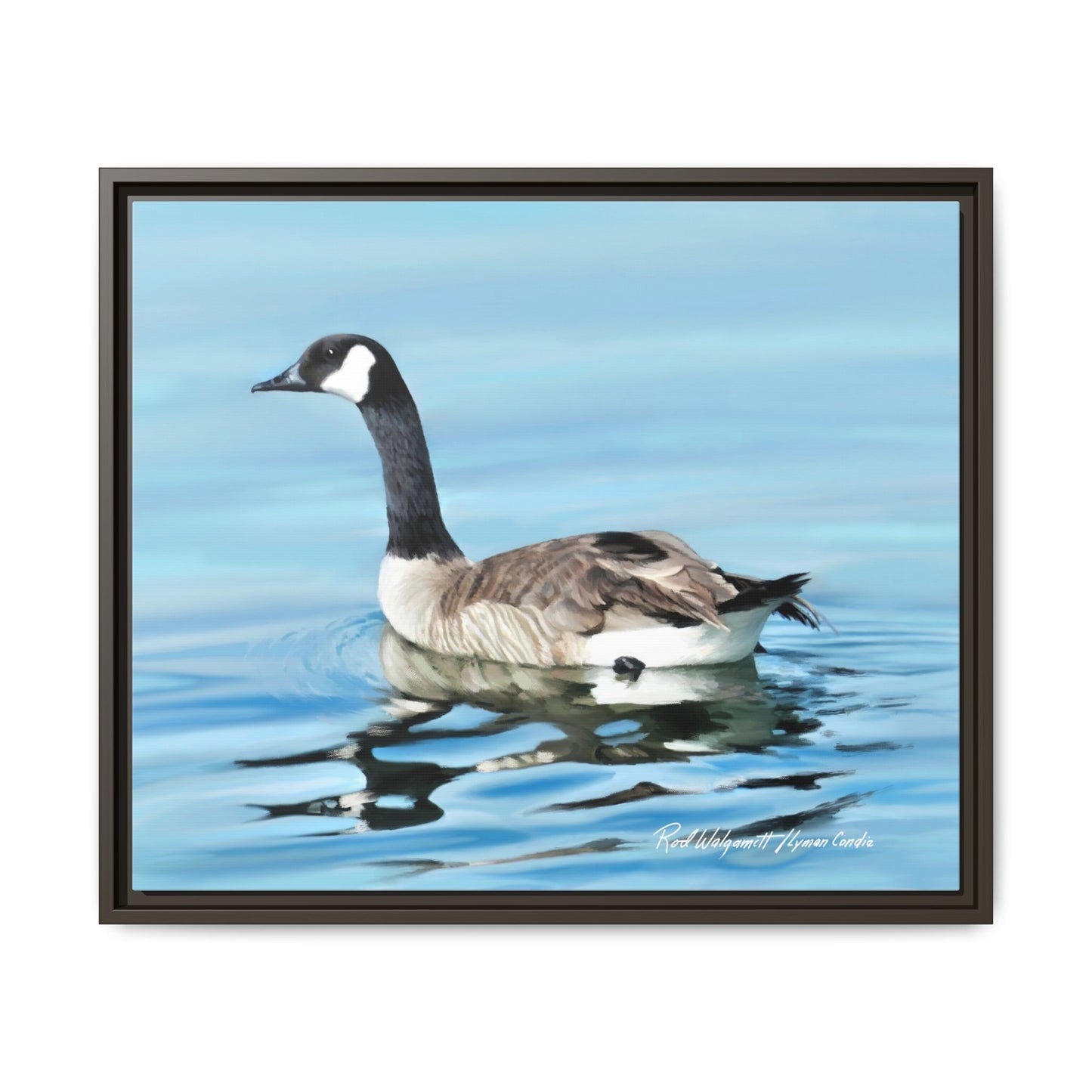 Canada Goose- Framed Matte Canvas Print
