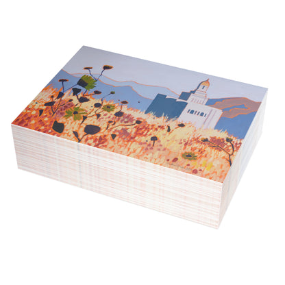 Temple Card Bundle (envelopes not included) Deseret Peak Temple by Shellece Durfee