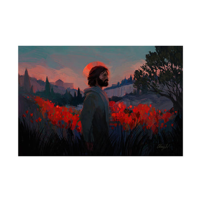 Premium Matte Print, "Though as Scarlet" by Chaz Walgamott