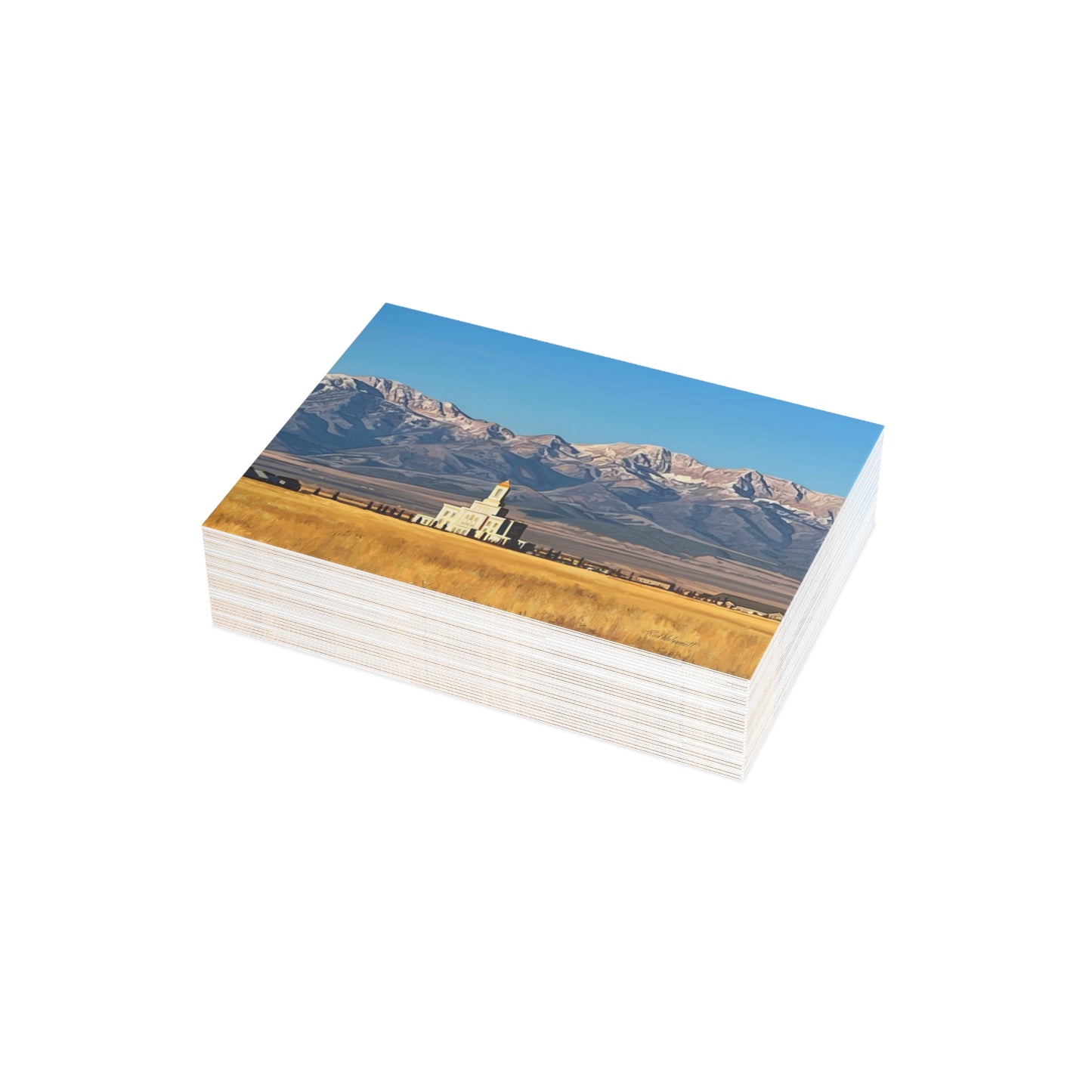 Temple Card Bundle (envelopes not included) Deseret Peak Temple and Deseret Peak