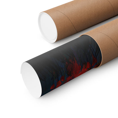 Premium Matte Print, "Though as Scarlet" by Chaz Walgamott