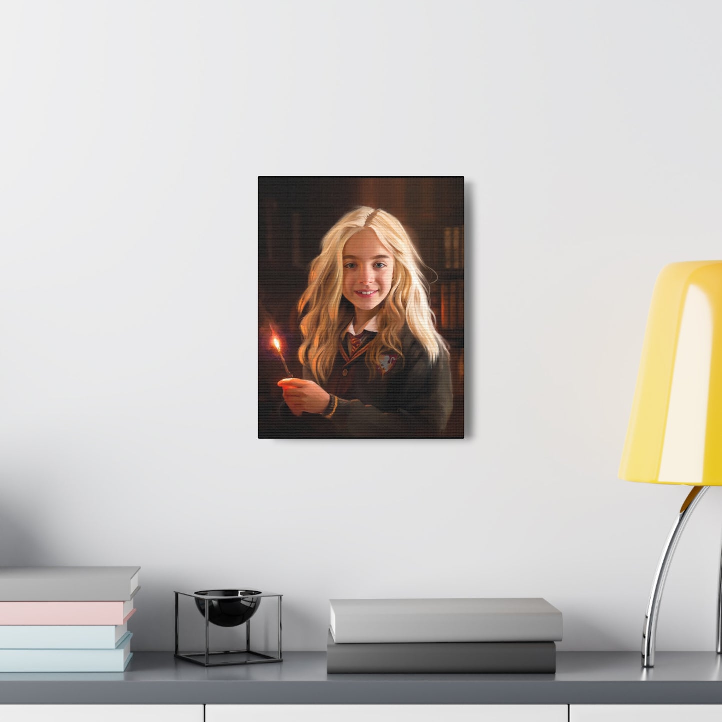 Gallery Wrap Canvas, Willa Mae Walgamott at Hogwarts by Chaz Walgamott