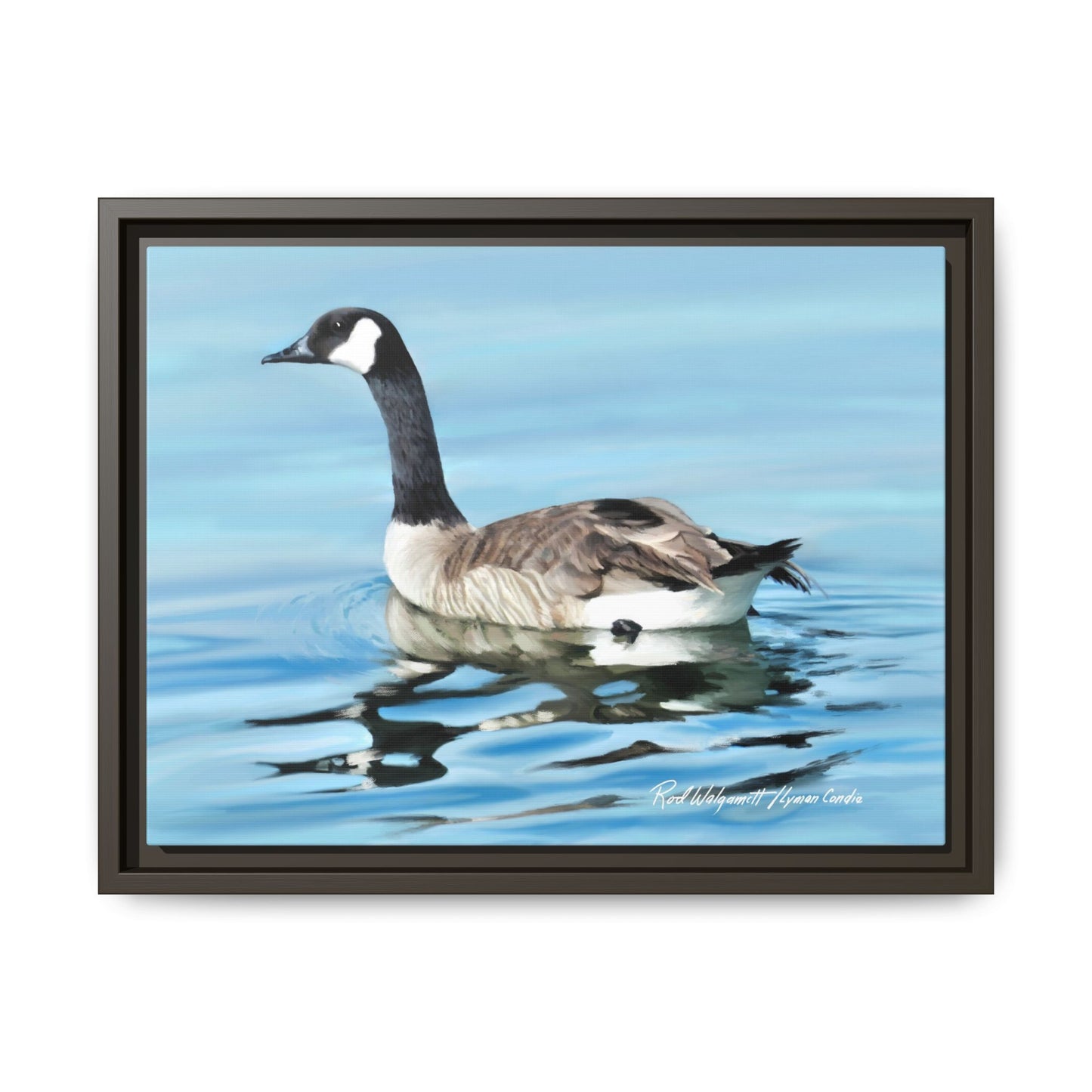 Canada Goose- Framed Matte Canvas Print