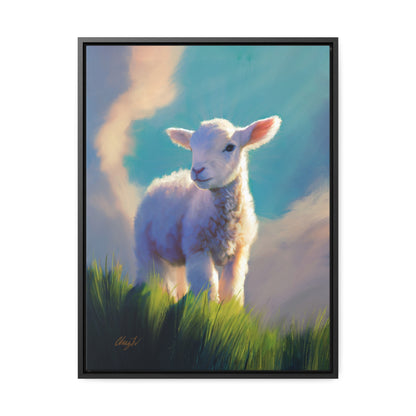 Framed canvas Wrap, Without Blemish, by Chaz Walgamott