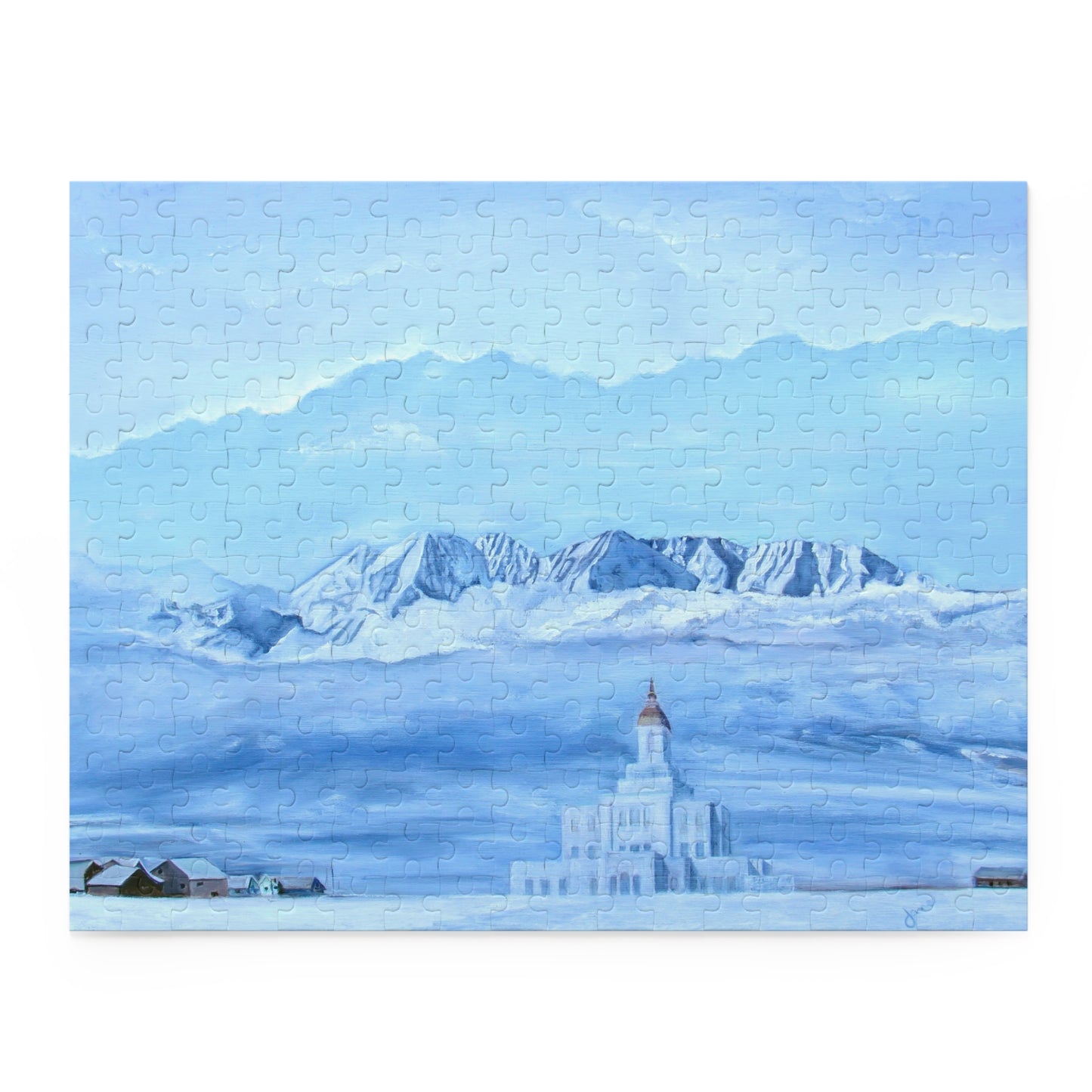 Puzzle--Deseret Peak Temple by Jane Autry (120, 252, 500-Piece)