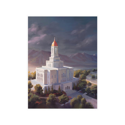 Temple Card Bundle (envelopes not included) Deseret Peak Temple-After the Storm