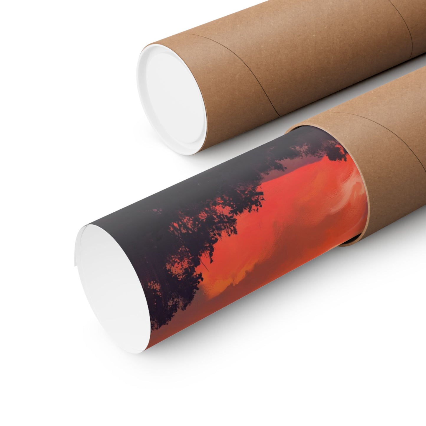 Premium Matte Print--Deseret Peak Temple--Sunset, by Chaz Walgamott