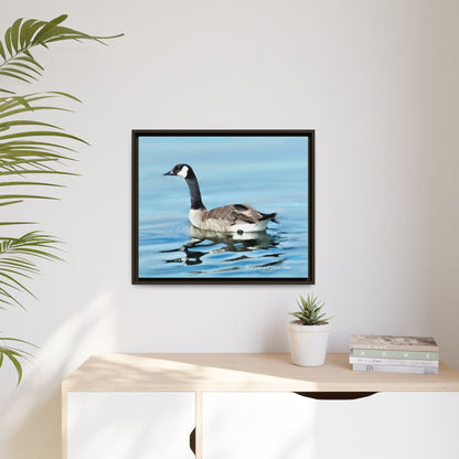 Canada Goose- Framed Matte Canvas Print