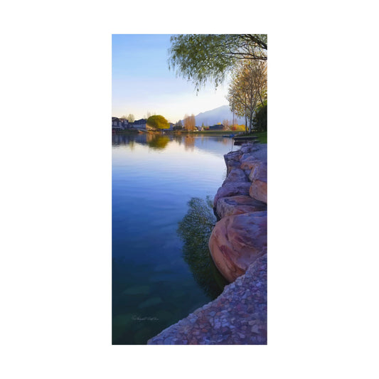 Premium Matte Print, Stansbury Lake Looking North from Grant's Place, by Rod Walgamott