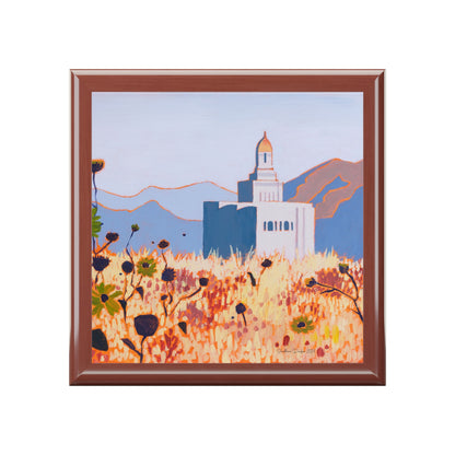 Jewelry Box featuring the Deseret Peak Temple, by Shellece Durfee