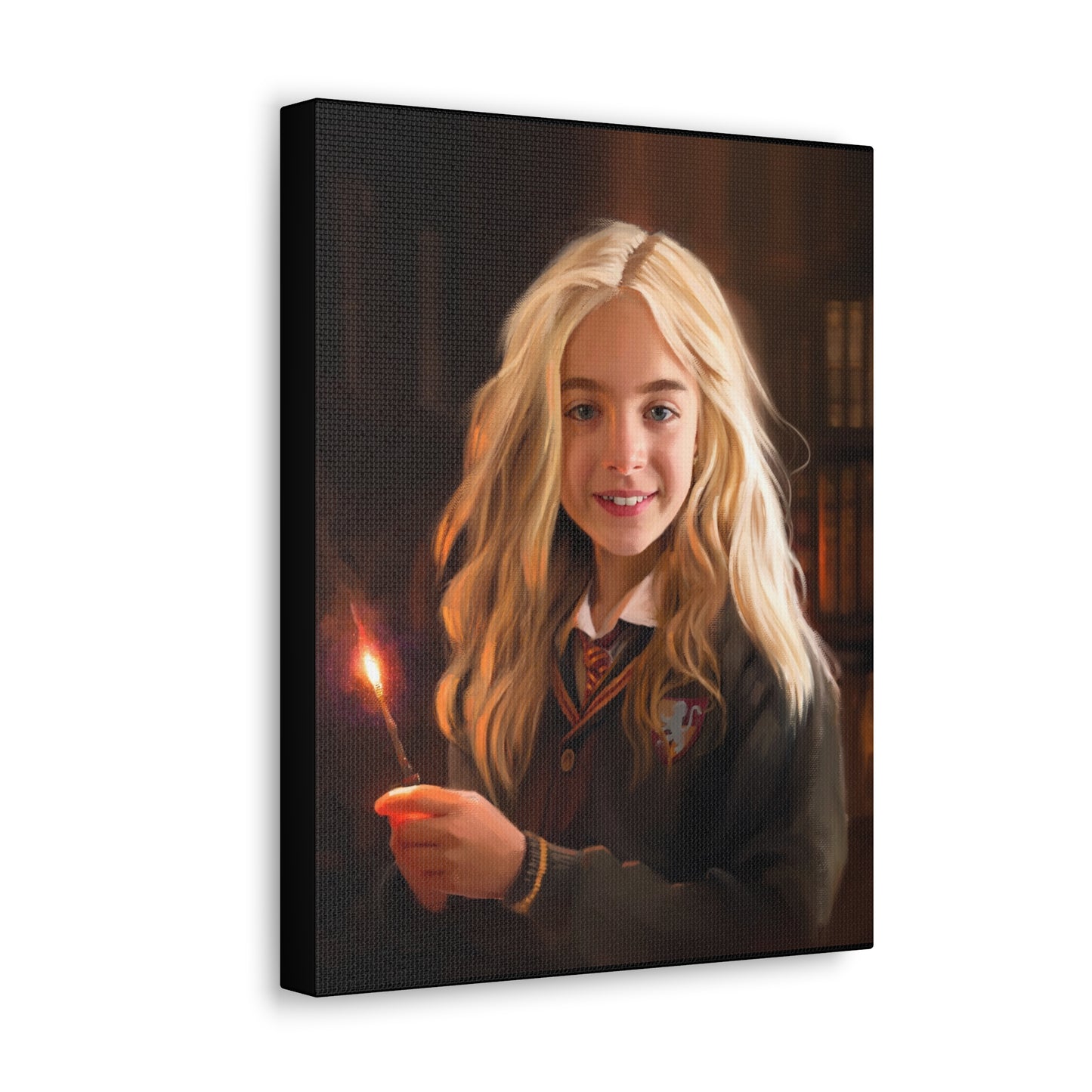 Gallery Wrap Canvas, Willa Mae Walgamott at Hogwarts by Chaz Walgamott