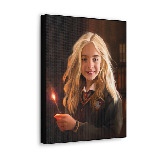 Gallery Wrap Canvas, Willa Mae Walgamott at Hogwarts by Chaz Walgamott