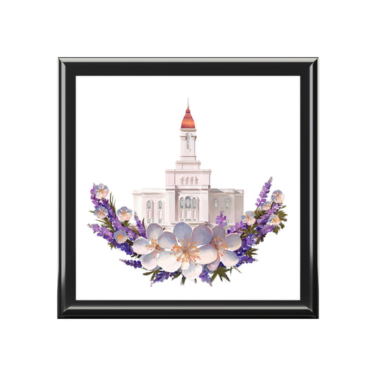 Jewelry Box featuring Deseret Peak Temple--Wreath, by Chaz Walgamott
