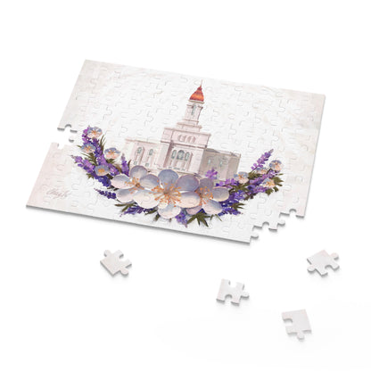 Puzzle, Deseret Peak Temple--Floral Wreath