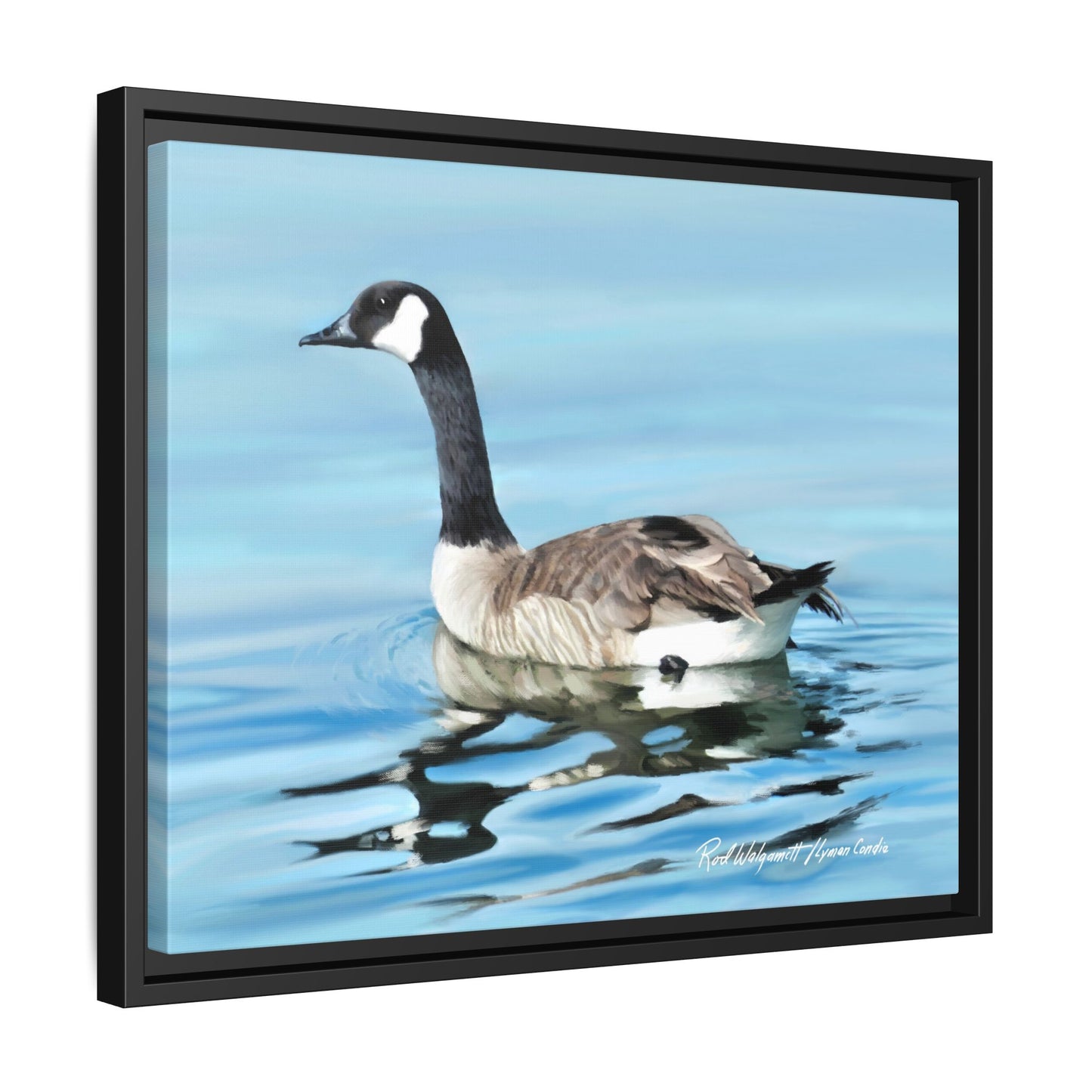 Canada Goose- Framed Matte Canvas Print