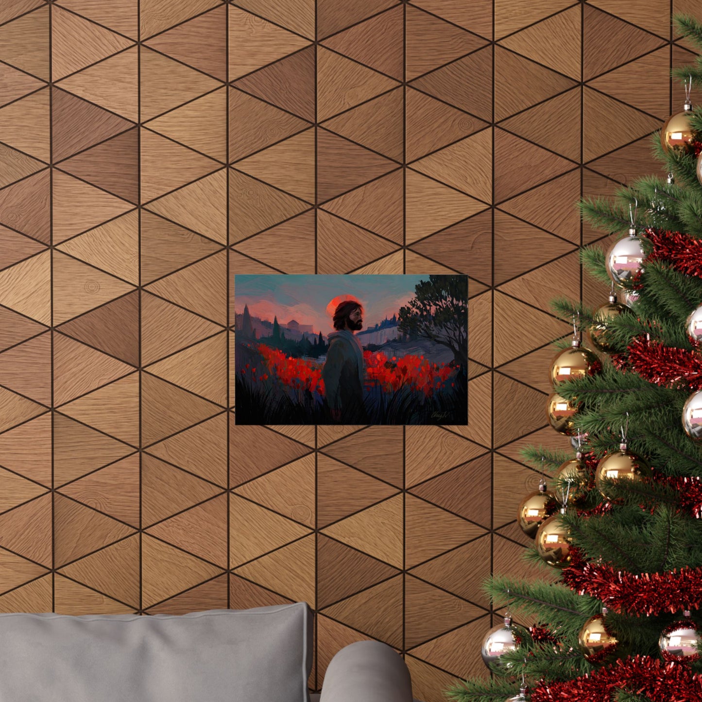 Premium Matte Print, "Though as Scarlet" by Chaz Walgamott