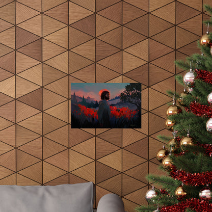 Premium Matte Print, "Though as Scarlet" by Chaz Walgamott