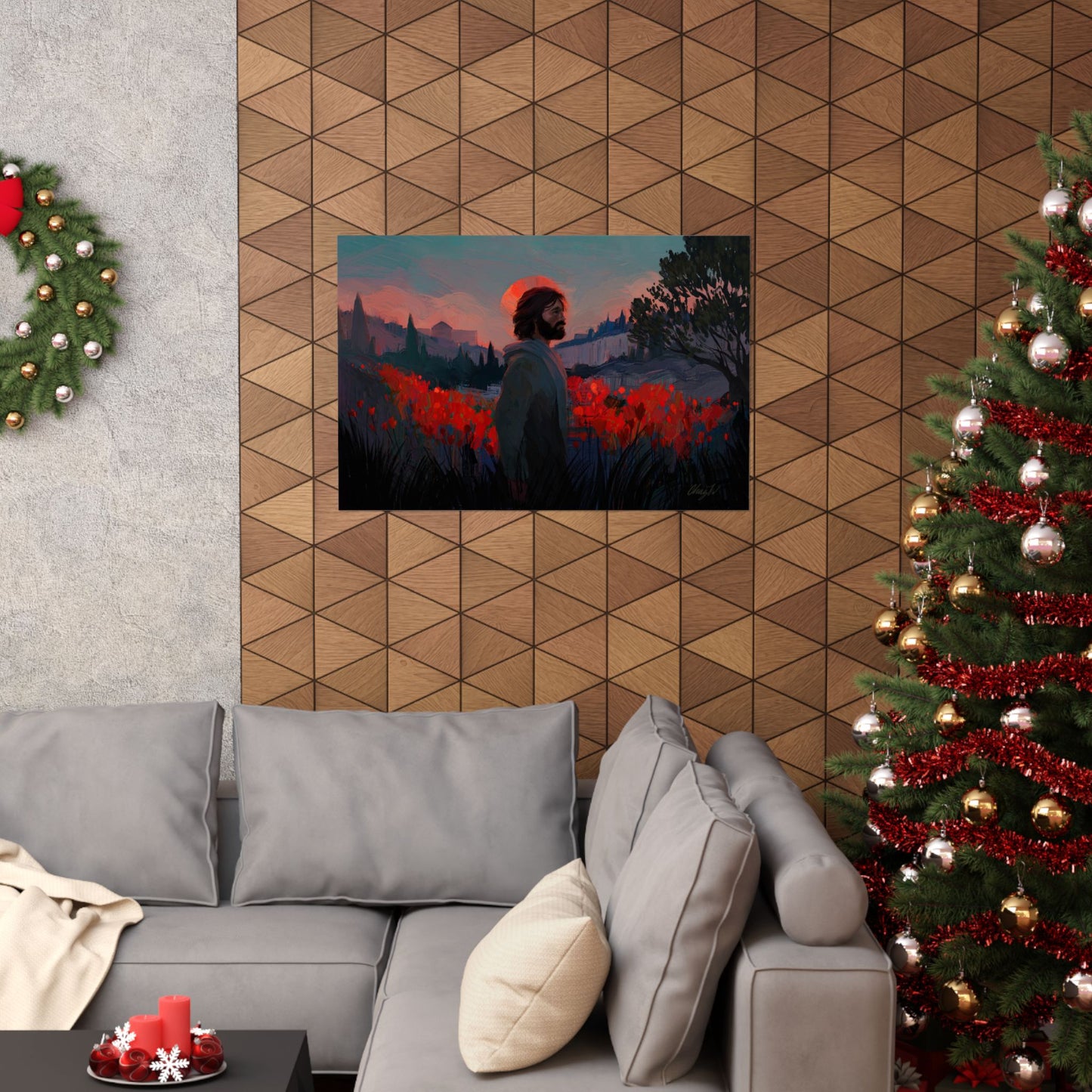 Premium Matte Print, "Though as Scarlet" by Chaz Walgamott