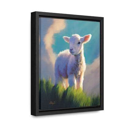 Framed canvas Wrap, Without Blemish, by Chaz Walgamott