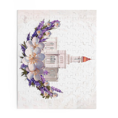 Puzzle, Deseret Peak Temple--Floral Wreath