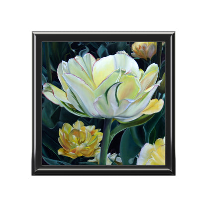 Elegant Floral Jewelry Box, featuring "All the Pretty Girls"  , by Jane Autry