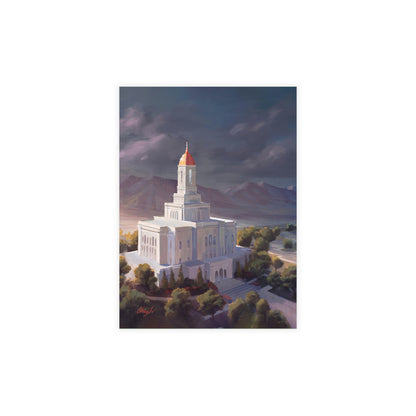 Temple Card Bundle (envelopes not included) Deseret Peak Temple-After the Storm