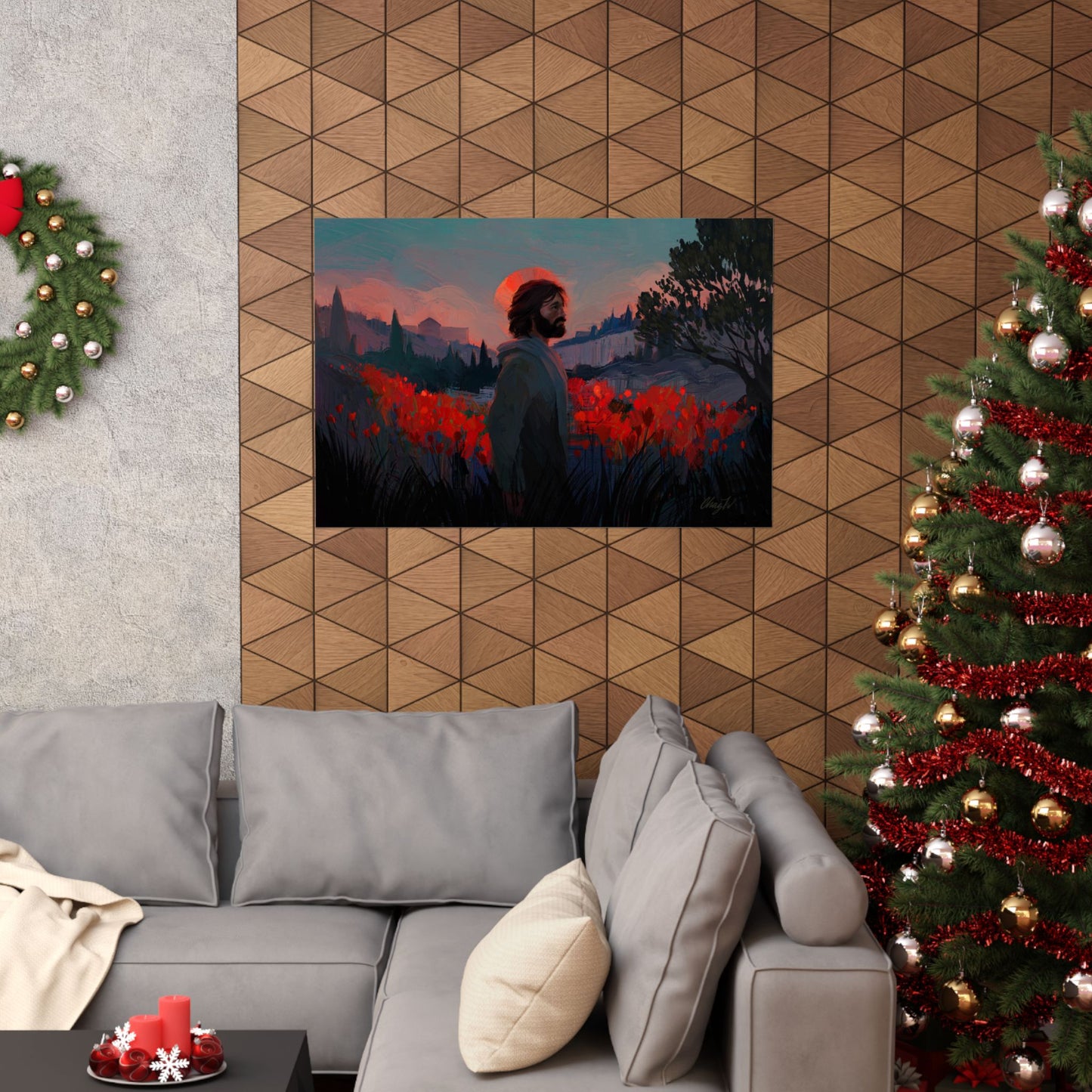 Premium Matte Print, "Though as Scarlet" by Chaz Walgamott