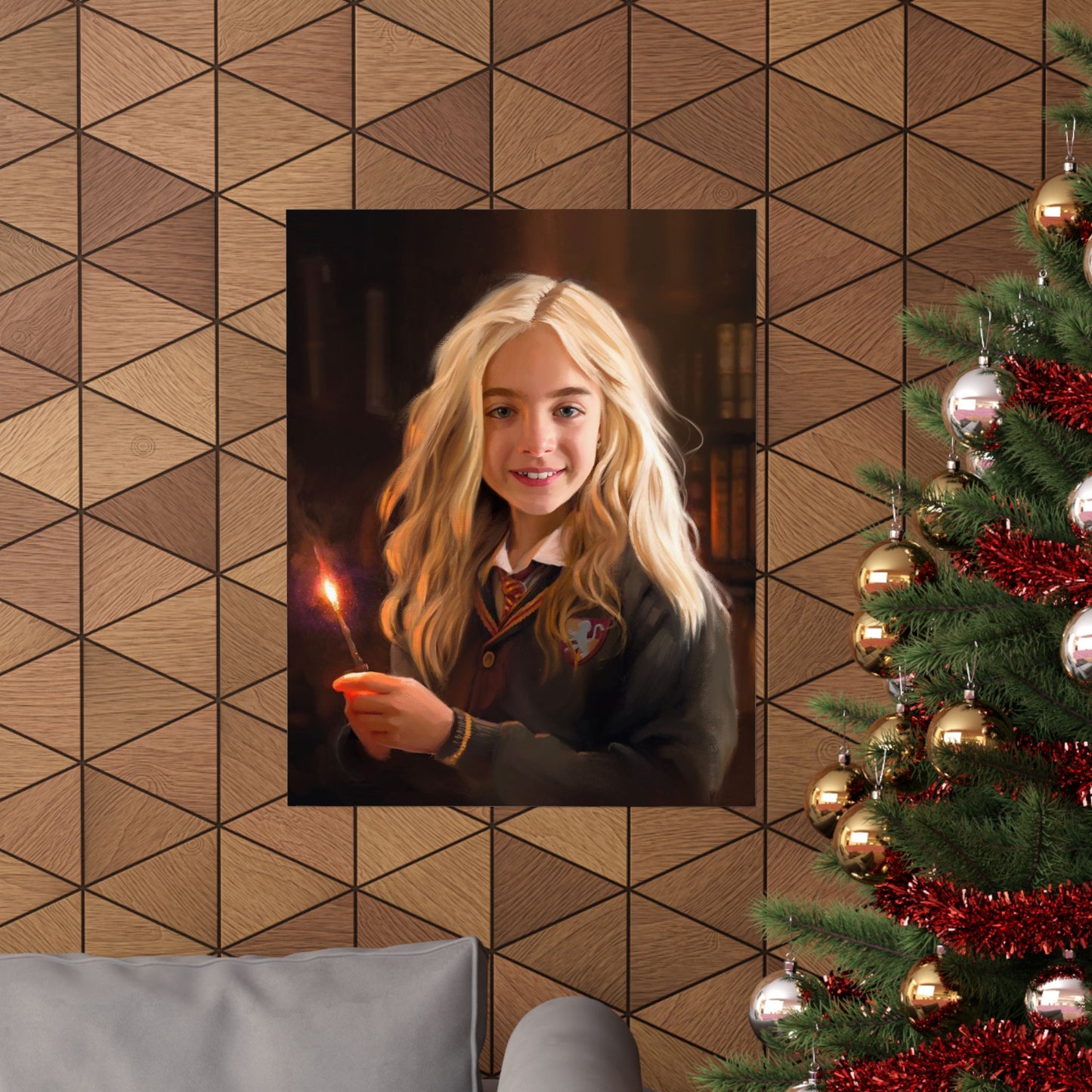 Premium Matte Print, "Willa Mae Walgamott at Hogwarts, by Chaz Walgamott