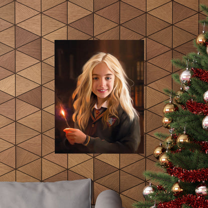 Premium Matte Print, "Willa Mae Walgamott at Hogwarts, by Chaz Walgamott
