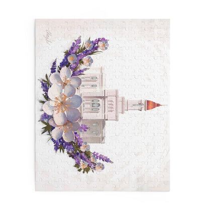 Puzzle, Deseret Peak Temple--Floral Wreath