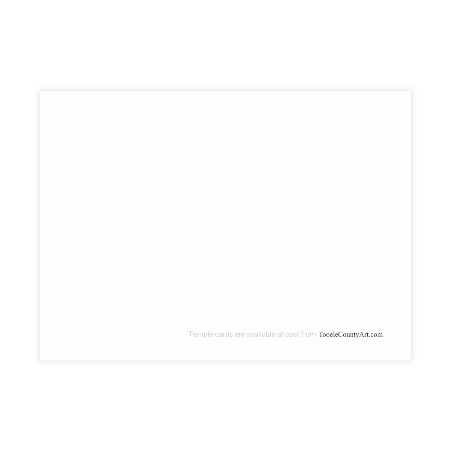 Temple Card Bundle (envelopes not included) Deseret Peak Temple and Deseret Peak