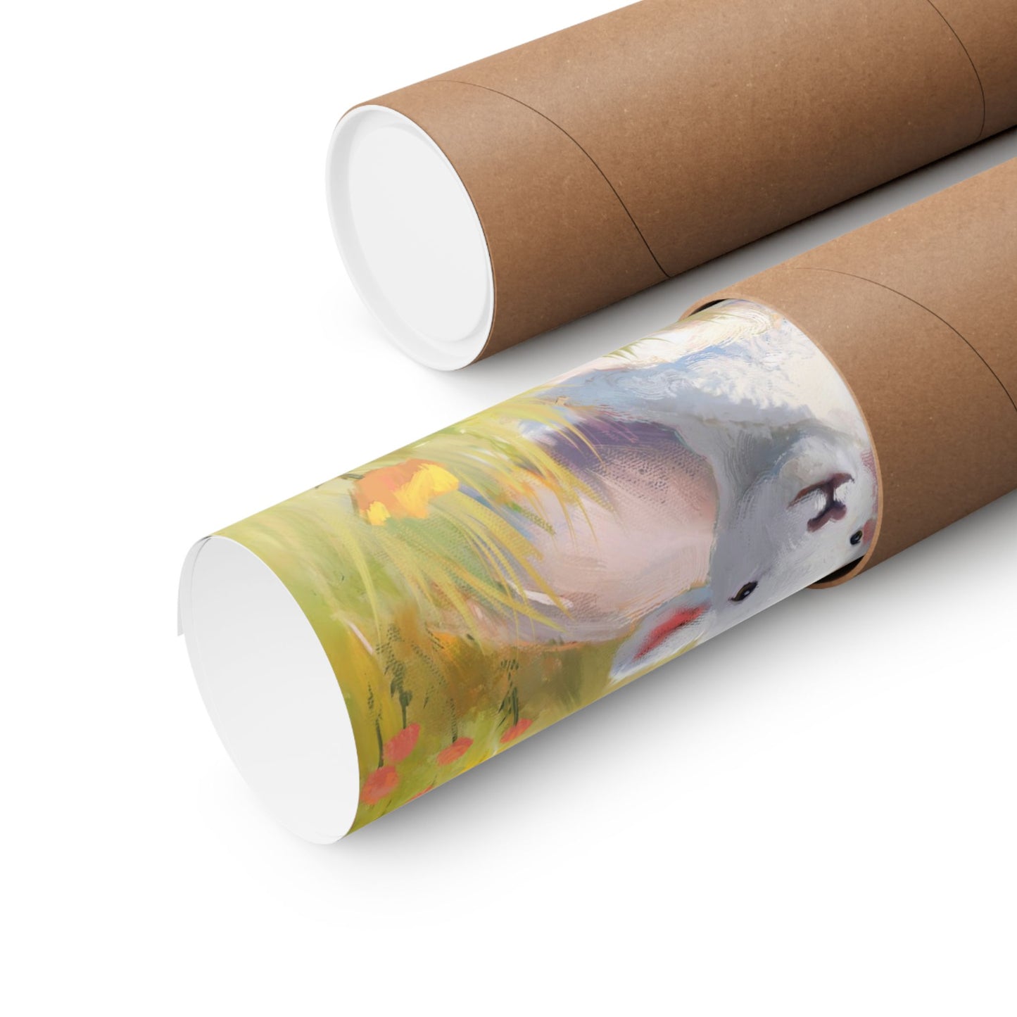Premium Matte Print, The Lamb and the Lion, by Chaz Walgamott