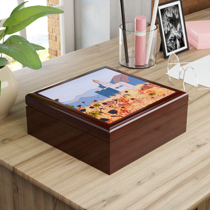 Jewelry Box featuring the Deseret Peak Temple, by Shellece Durfee
