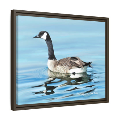 Canada Goose- Framed Matte Canvas Print