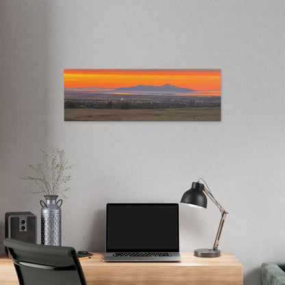 Classic Stretched Canvas, Stansbury Island Sunset, by Rod Walgamott