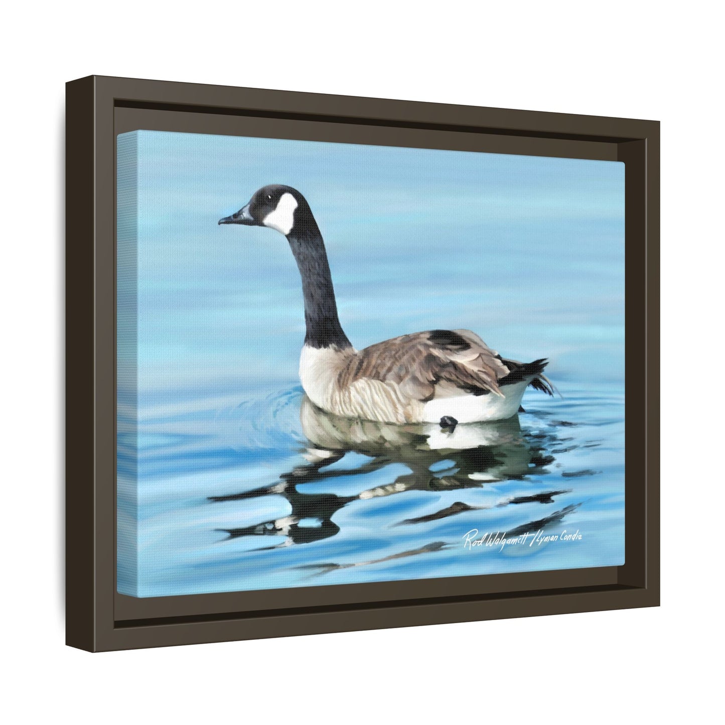 Canada Goose- Framed Matte Canvas Print