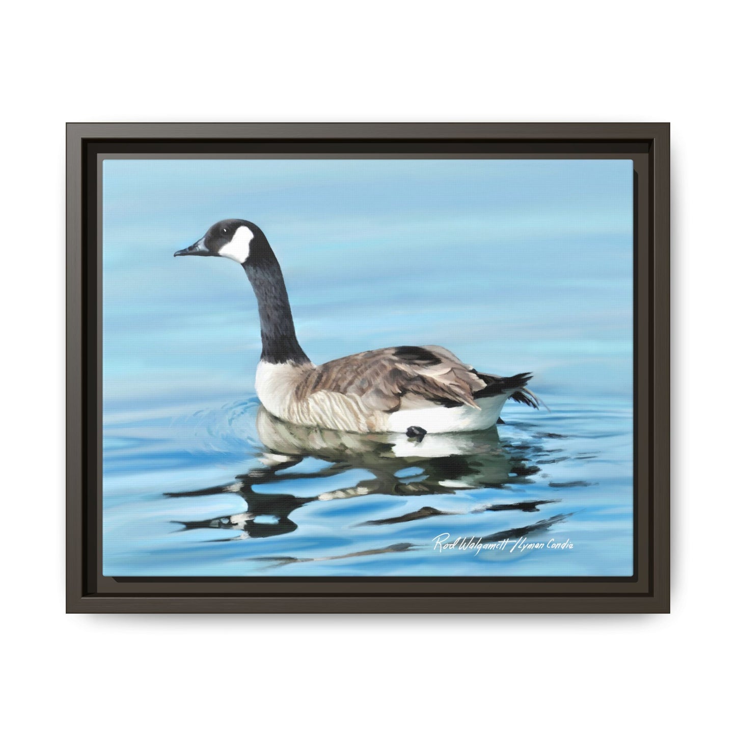 Canada Goose- Framed Matte Canvas Print
