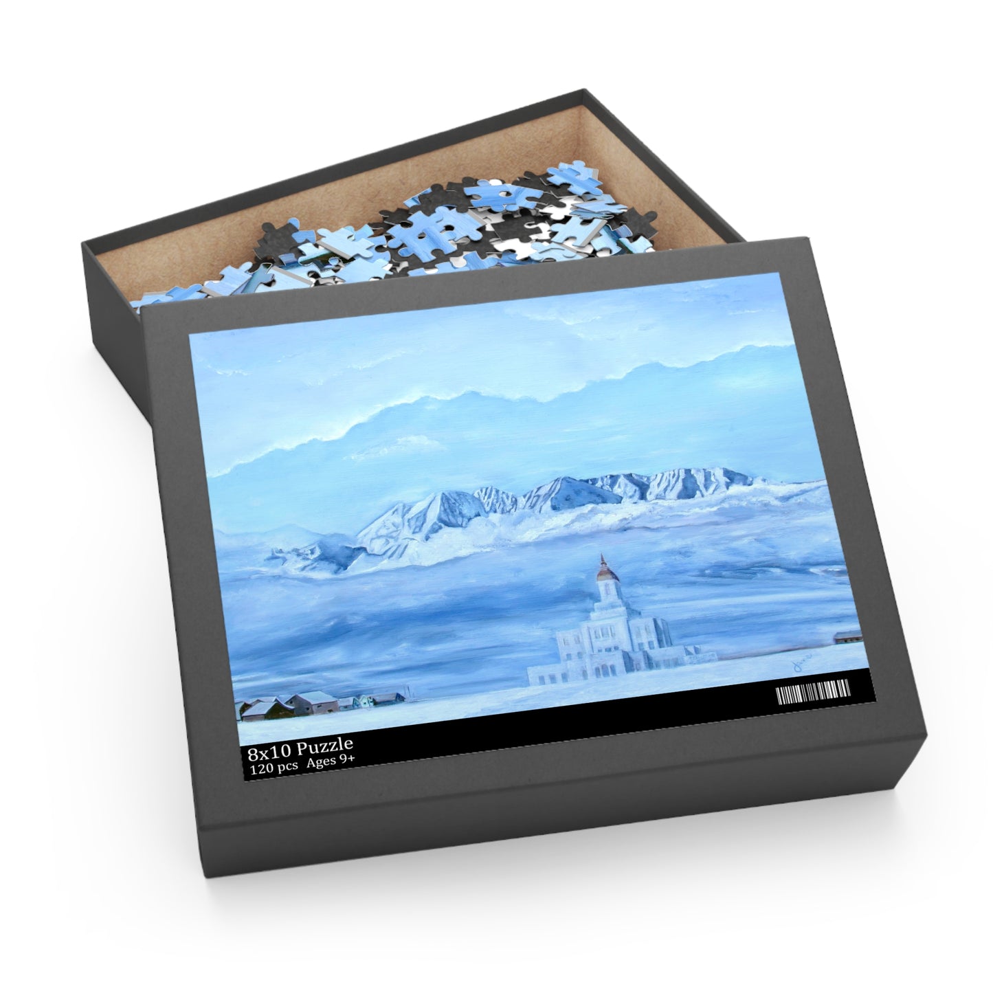 Puzzle--Deseret Peak Temple by Jane Autry (120, 252, 500-Piece)