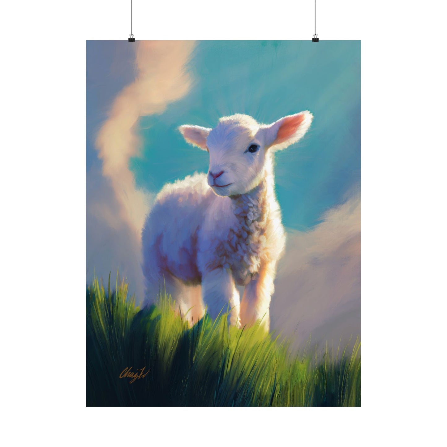 Premium Matte Print, "Without Blemish", by Chaz Walgamott