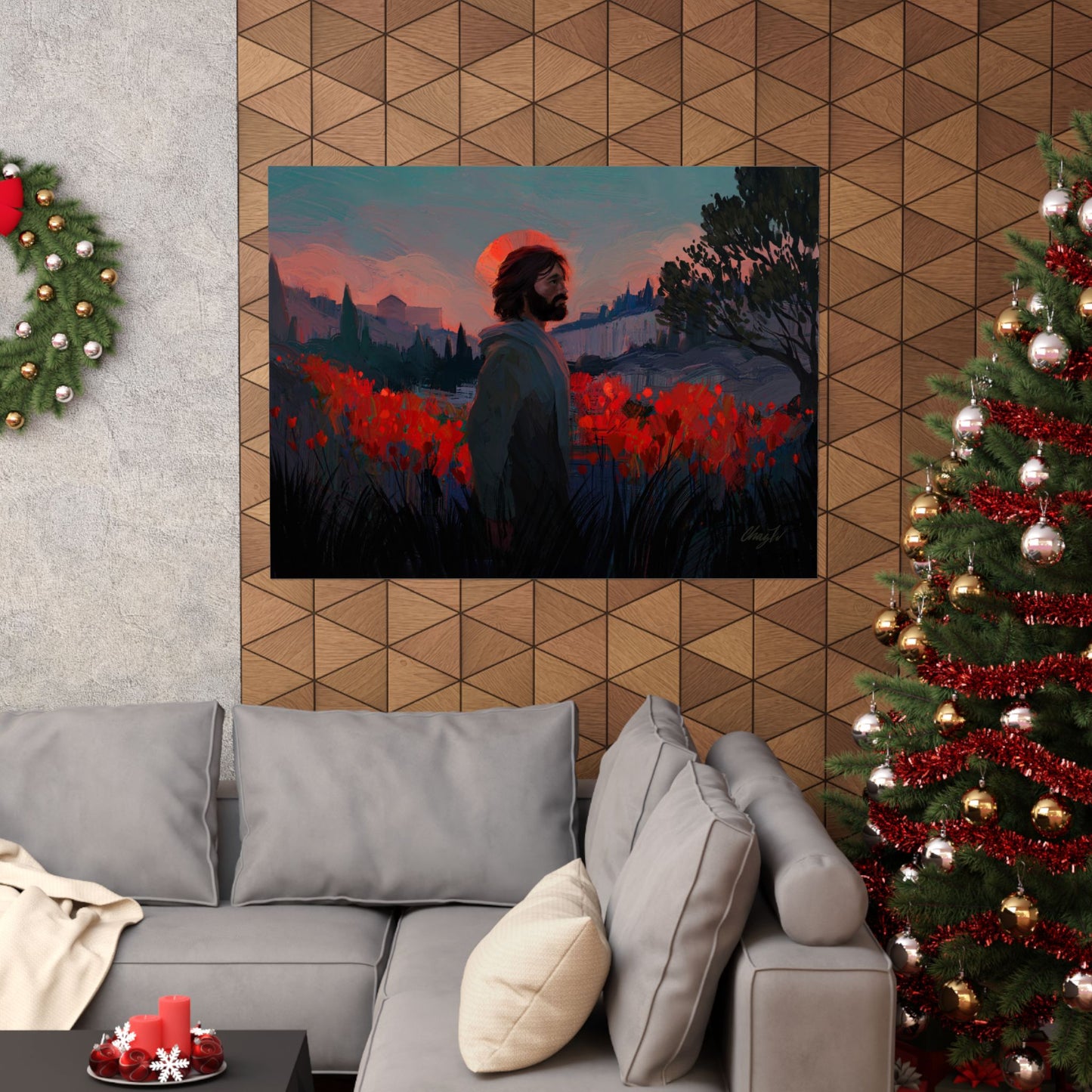 Premium Matte Print, "Though as Scarlet" by Chaz Walgamott